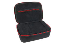 Tasche für Sammelkarten, Sticker, Spiele & mehr, 25 x 18  x 10 cm;, harte Schale mit Schaumstoff; schwarz