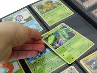 Neutrales Sammelalbum grün (max.360 Karten / 20 Seiten)  für Pokemon, Yu-Gi-Oh, Match Attax etc.
