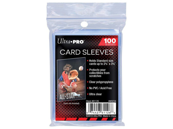 Schutzhüllen Soft-Hüllen (100) - Clear (matt) VK 1,50 Euro