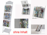 Tradingcard-Aufsteller mit Acrylboxen; B 39 cm x H 168 cm...