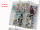 Tradingcard-Aufsteller mit Acrylboxen; B 39 cm x H 168 cm x T 42 cm