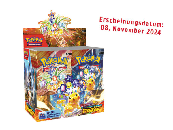 Pokémon - Booster - Karmesin & Purpur 08 - Stürmische Funken