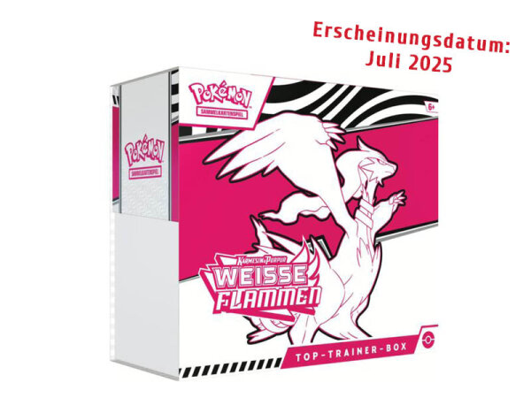 Pokémon - Top-Trainer-Box Karmesin & Purpur - Weiße Flammen