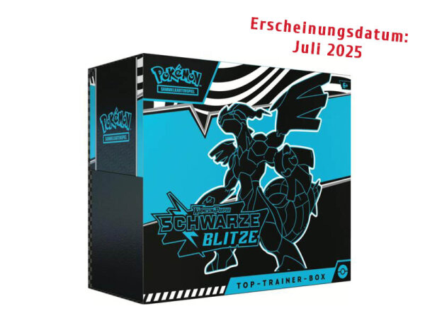 Pokémon - Top-Trainer-Box Karmesin & Purpur - Schwarze Blitze