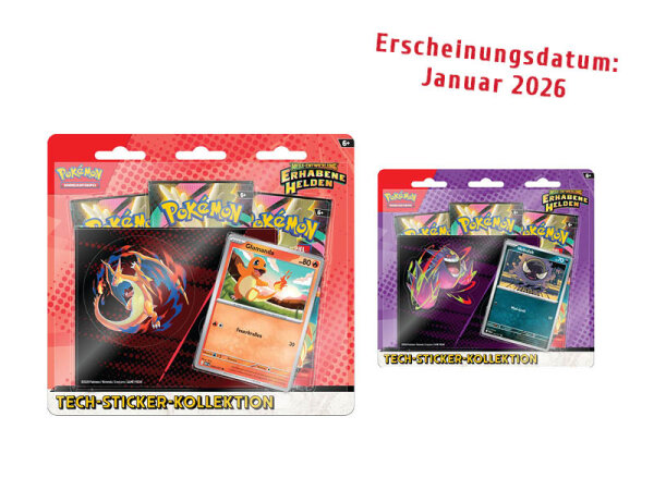 Pokémon - ME02.5 Kollektion - Erhabene Helden Tech Sticker Kollektion